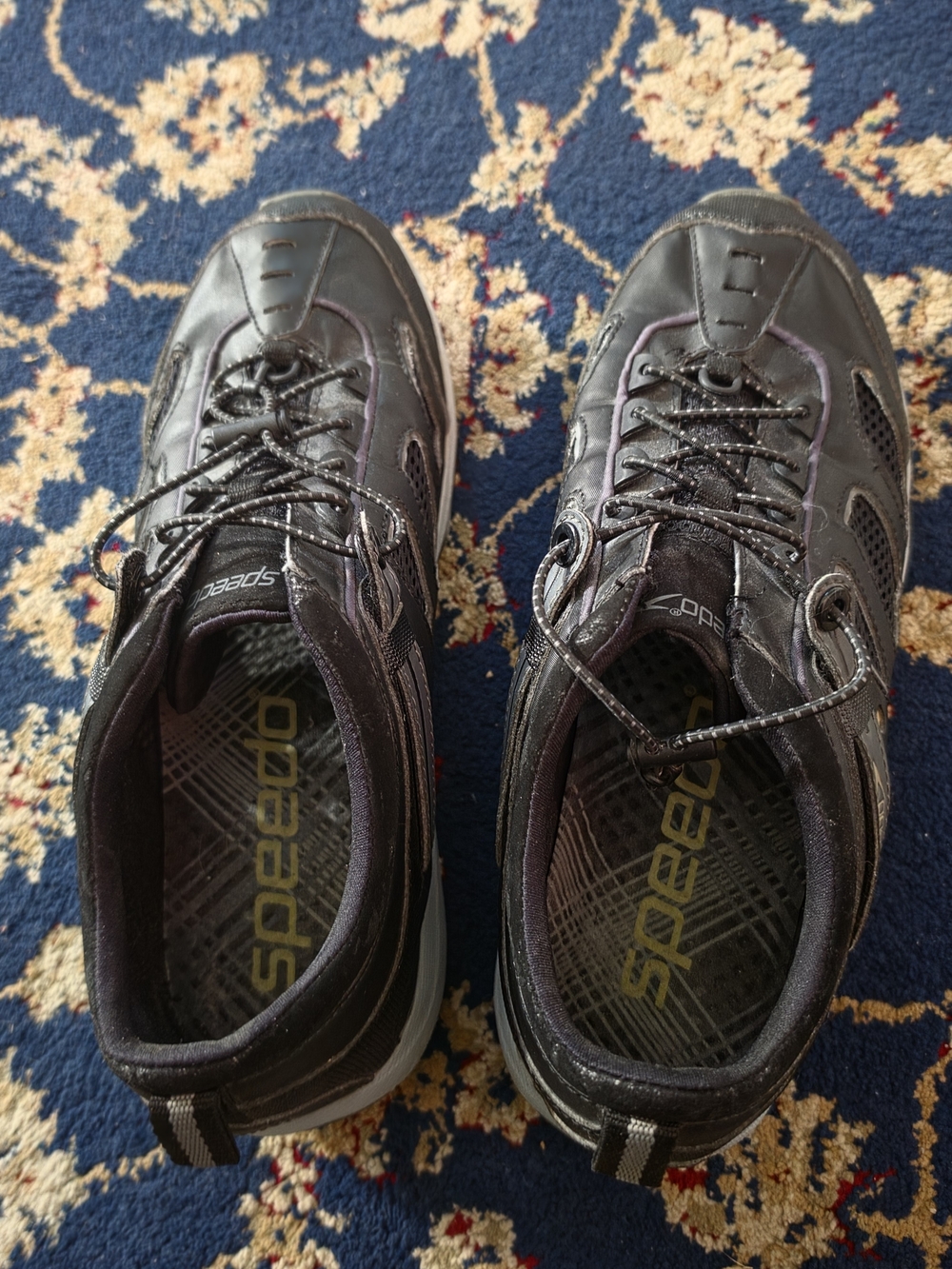 Speedo Men's Black Athletic Water Shoes